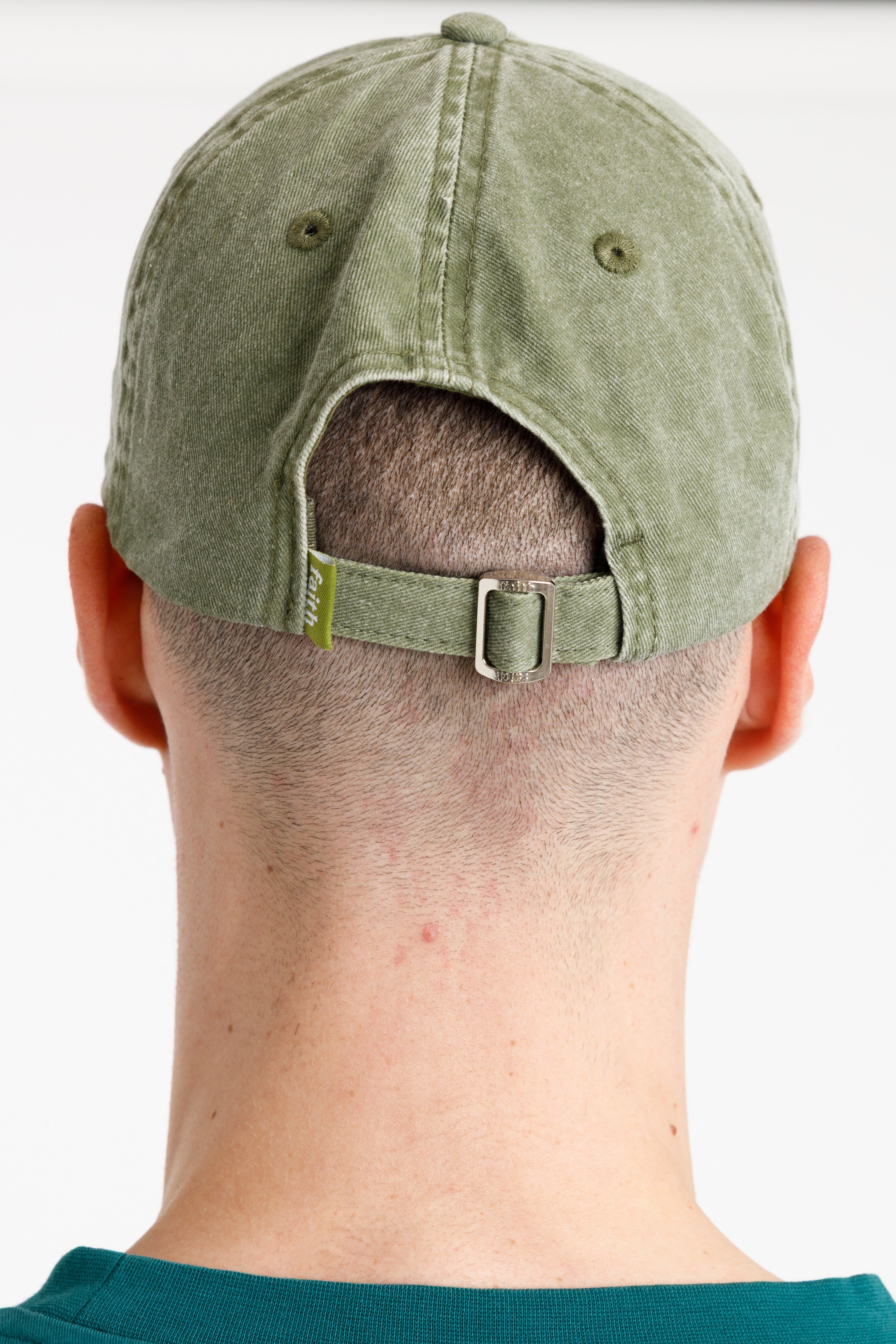 "F" BASEBALL CAP - GREEN NAVY
