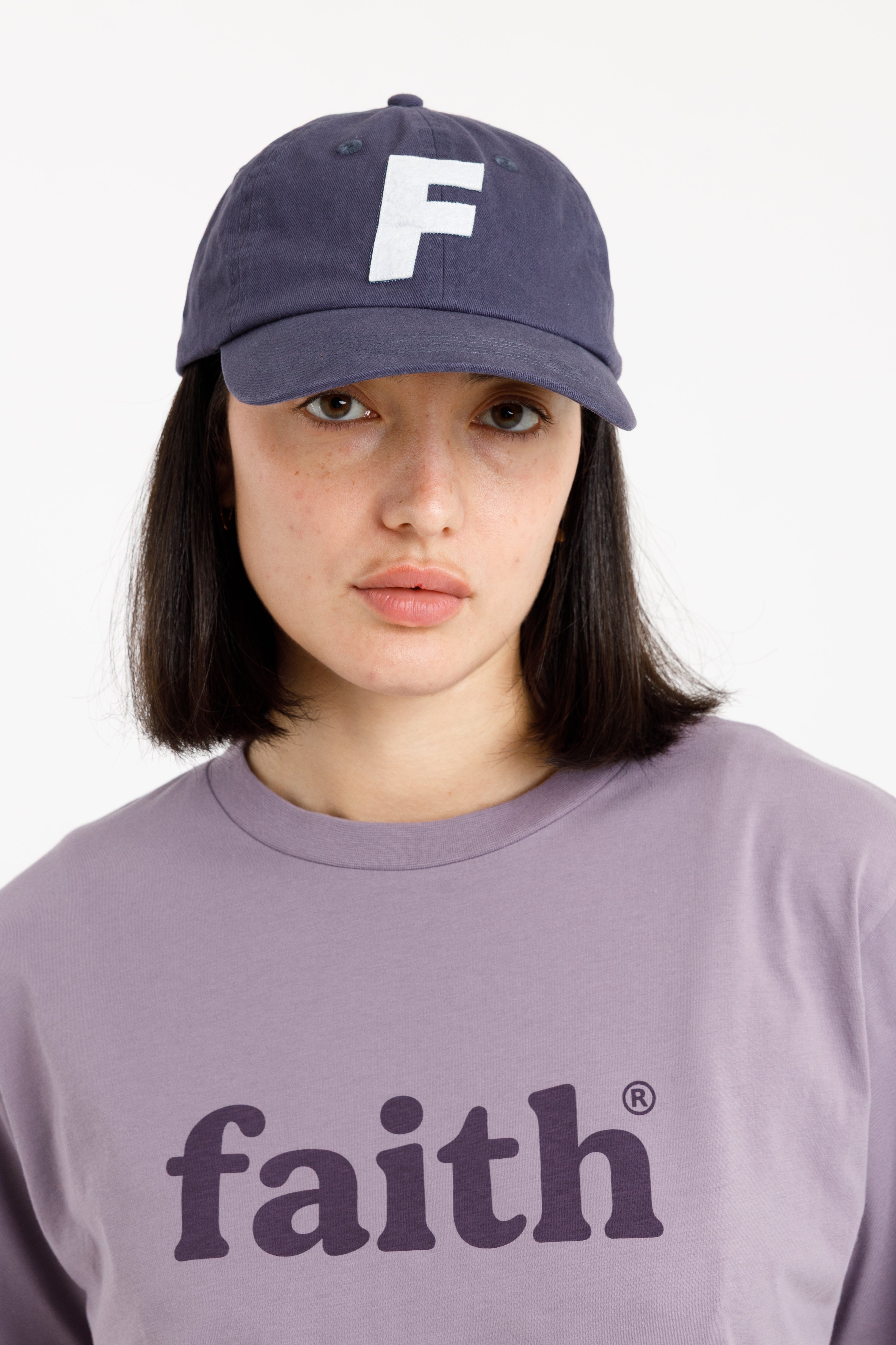 "F" BASEBALL CAP - AZUL NAVY