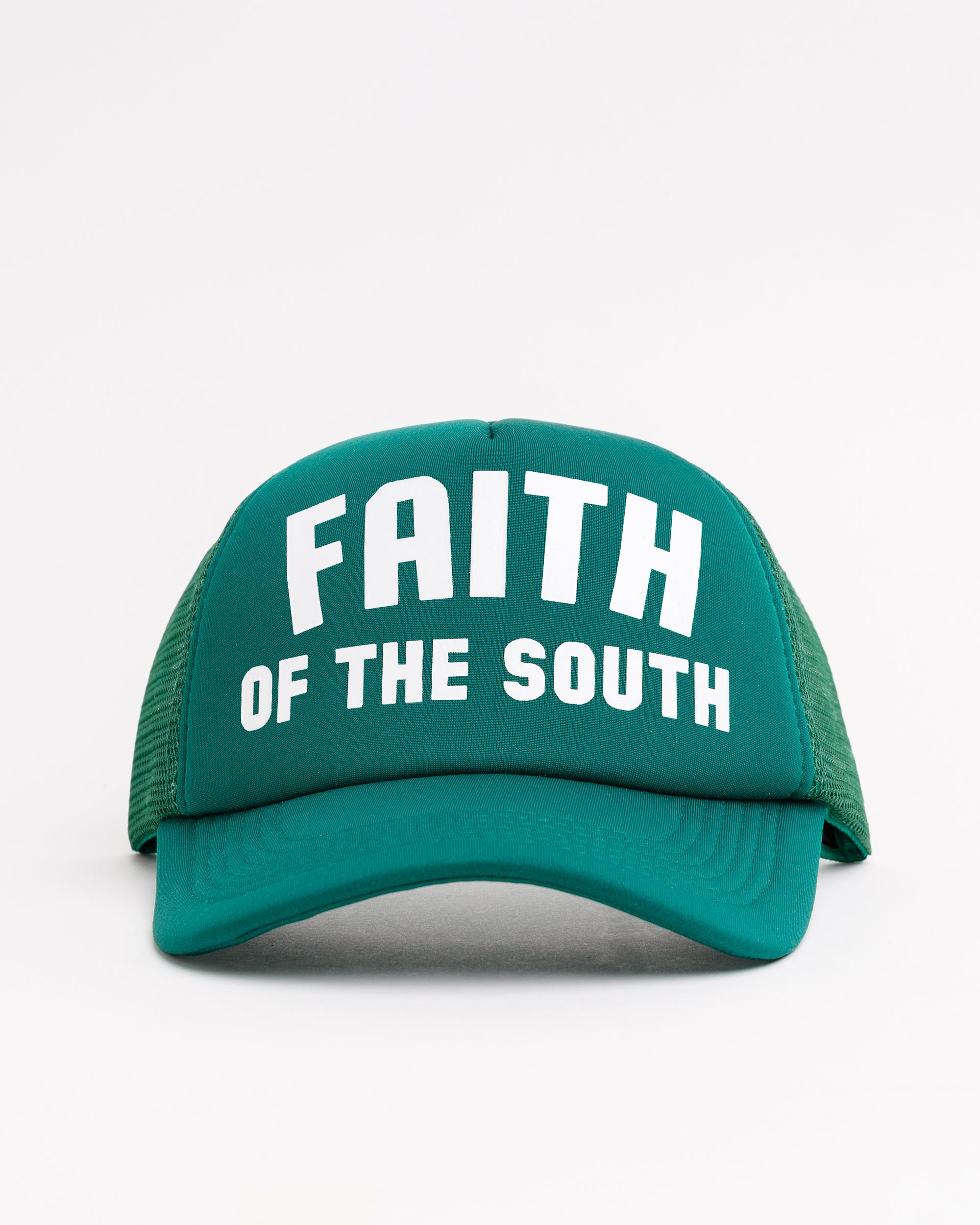 GREEN FAITH TRUCKER CAP