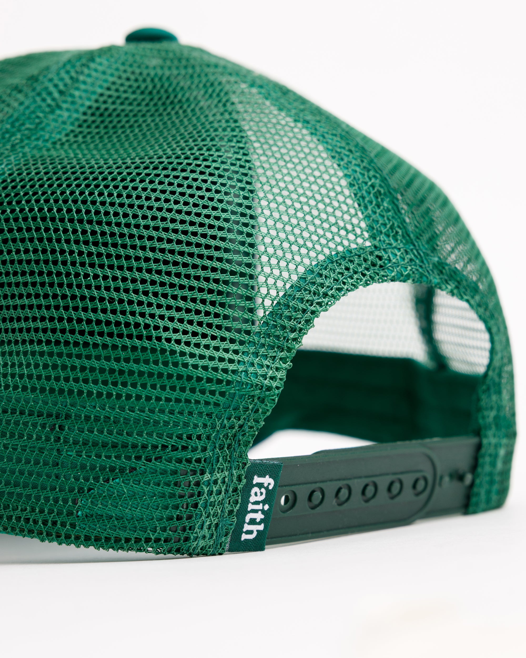 GREEN FAITH TRUCKER CAP