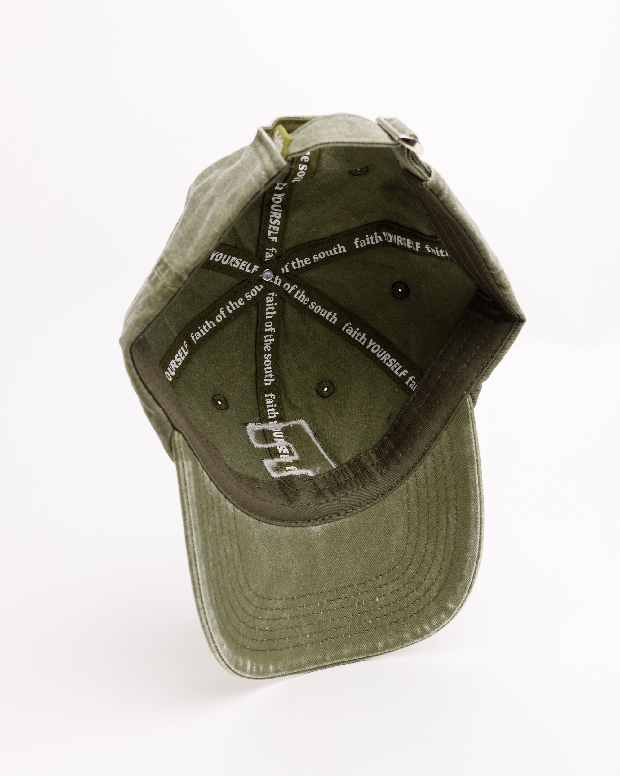 "F" BASEBALL CAP - GREEN NAVY