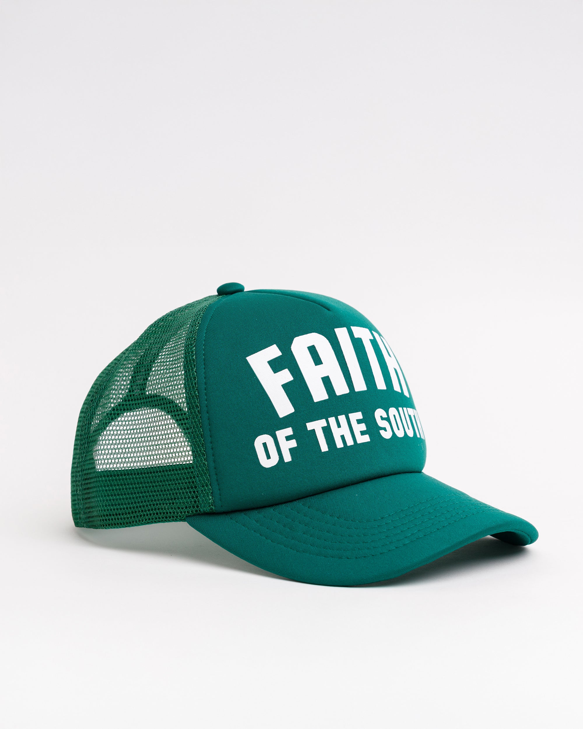 GREEN FAITH TRUCKER CAP